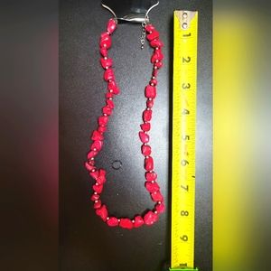 Brand New Red Stone Necklace